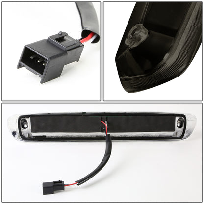 LUZ DE FRENO 07-13 CHEVY SILVERADO 1500, 1500HD, GMC SIERRA 1500, 1500HD / 07-14 SILVERADO 2500, 3500, HD MODELS, SIERRA 2500, 3500, HD MODELS / 09-10 HUMMER H3T - LED - BLACK / SMOKE