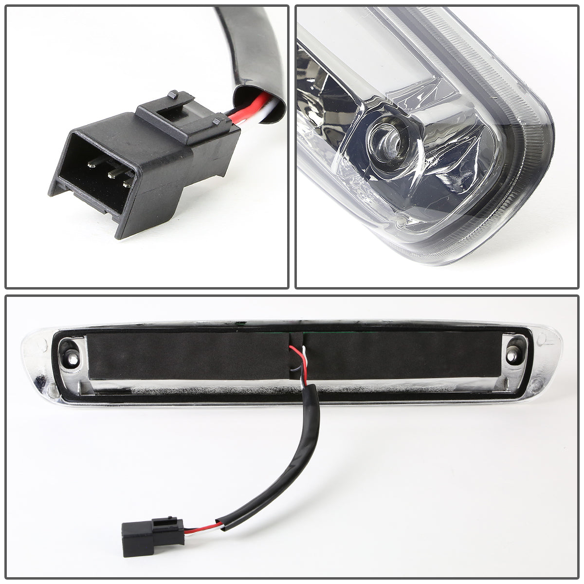 LUZ DE FRENO 07-13 CHEVY SILVERADO 1500, 1500HD, GMC SIERRA 1500, 1500HD / 07-14 SILVERADO 2500, 3500, HD MODELS, SIERRA 2500, 3500, HD MODELS / 09-10 HUMMER H3T - LED - SMOKE