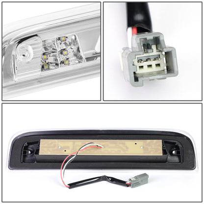 LUZ DE FRENO 14-20 CHEVY SILVERADO 1500, GMC SIERRA 1500 / 15-20 SILVERADO 2500HD, 3500HD, SIERRA 2500HD, 3500HD / 2019 GMC SIERRA 1500 LIMITED - FITS MODELS WITH CARGO LIGHT - 3D - LED - CHROME