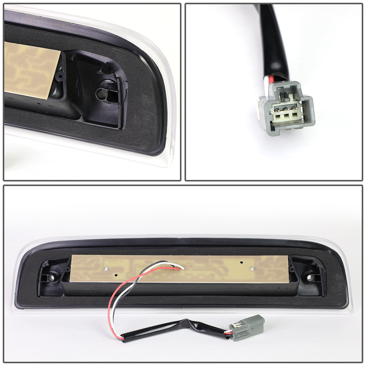 LUZ DE FRENO 14-20 CHEVY SILVERADO 1500, GMC SIERRA 1500 / 15-20 SILVERADO 2500HD, 3500HD, SIERRA 2500HD, 3500HD / 2019 SIERRA 1500 LIMITED - FITS MODELS WITH CARGO LIGHT - LED - BLACK