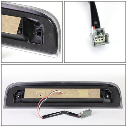 LUZ DE FRENO 14-20 CHEVY SILVERADO 1500, GMC SIERRA 1500 / 15-20 SILVERADO 2500HD, 3500HD, SIERRA 2500HD, 3500HD / 2019 SIERRA 1500 LIMITED - FITS MODELS WITH CARGO LIGHT - LED - BLACK / SMOKE