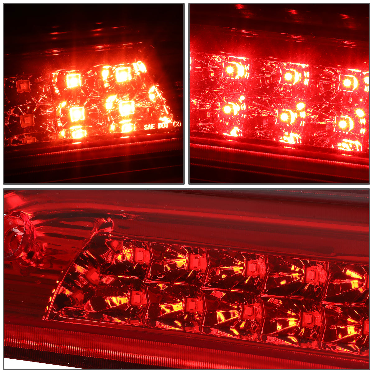 LUZ DE FRENO 14-20 CHEVY SILVERADO 1500, GMC SIERRA 1500 / 15-20 SILVERADO 2500HD, 3500HD, SIERRA 2500HD, 3500HD / 2019 SIERRA 1500 LIMITED - FITS MODELS WITH CARGO LIGHT - LED - RED