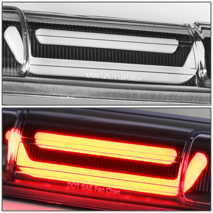 LUZ DE FRENO 99-06 CHEVY SILVERADO 1500, 2500, 3500, HD MODELS, GMC SIERRA 1500, 2500, 3500, HD MODELS / 2007 SILVERADO 1500, 2500, 3500, HD MODELS CLASSIC, SIERRA 1500, 2500, 3500 , HD MODELS CLASSIC - 3D - LED - BLACK