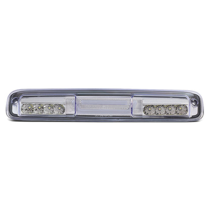 LUZ DE FRENO 99-06 CHEVY SILVERADO 1500, 2500, 3500, HD MODELS, GMC SIERRA 1500, 2500, 3500, HD MODELS / 2007 SILVERADO 1500, 2500, 3500, HD MODELS CLASSIC, SIERRA 1500, 2500, 3500 , HD MODELS CLASSIC - 3D - LED - CHROME