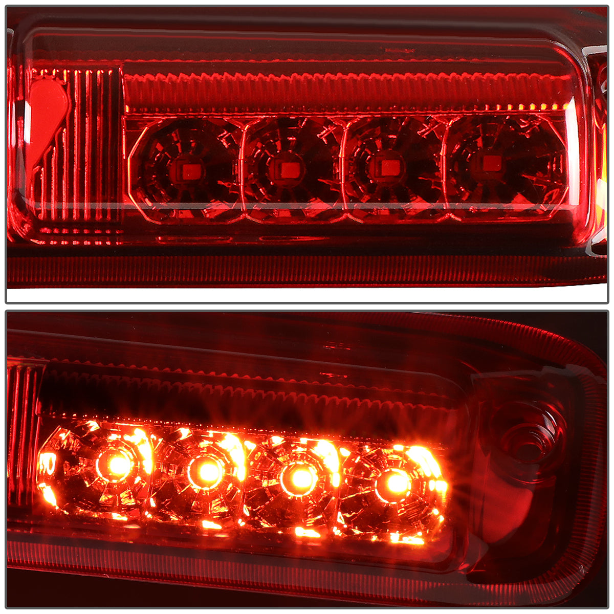 LUZ DE FRENO 99-06 CHEVY SILVERADO 1500, 2500, 3500, HD MODELS, GMC SIERRA 1500, 2500, 3500, HD MODELS / 2007 SILVERADO 1500, 2500, 3500, HD MODELS CLASSIC, SIERRA 1500, 2500, 3500 , HD MODELS CLASSIC - 3D - LED - RED