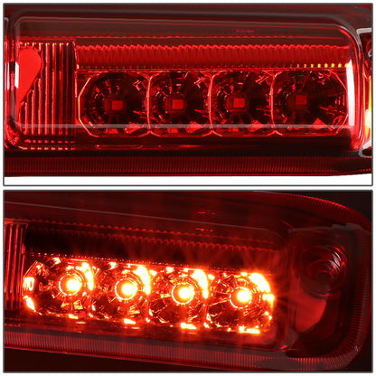 LUZ DE FRENO 99-06 CHEVY SILVERADO 1500, 2500, 3500, HD MODELS, GMC SIERRA 1500, 2500, 3500, HD MODELS / 2007 SILVERADO 1500, 2500, 3500, HD MODELS CLASSIC, SIERRA 1500, 2500, 3500 , HD MODELS CLASSIC - 3D - LED - RED