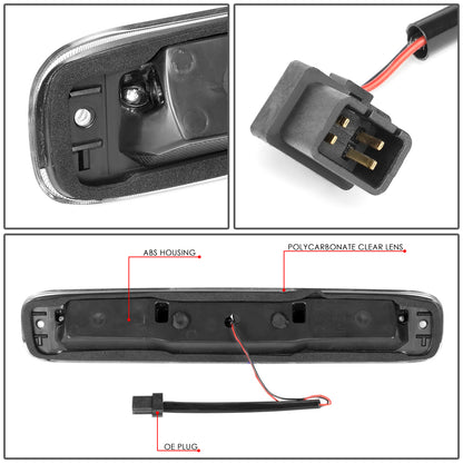 LUZ DE FRENO 99-06 CHEVY SILVERADO 1500, 2500, 3500, HD MODELS, GMC SIERRA 1500, 2500, 3500, HD MODELS / 2007 SILVERADO 1500, 2500, 3500, HD MODELS CLASSIC, SIERRA 1500, 2500, 3500 , HD MODELS CLASSIC - 3D - SEQUENTIAL TRIANGLE LED - BLACK