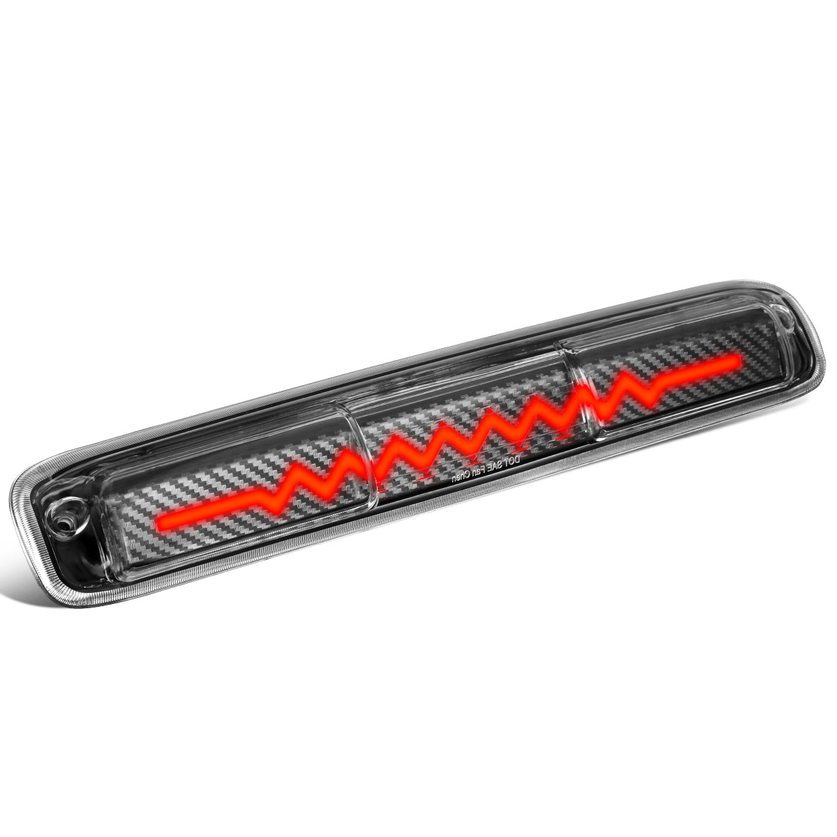 LUZ DE FRENO 99-06 CHEVY SILVERADO 1500, 2500, 3500, HD MODELS, GMC SIERRA 1500, 2500, 3500, HD MODELS / 2007 SILVERADO 1500, 2500, 3500, HD MODELS CLASSIC, SIERRA 1500, 2500, 3500 , HD MODELS CLASSIC - 3D - SEQUENTIAL HEARTBEAT LED - BLACK