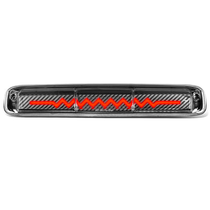 LUZ DE FRENO 99-06 CHEVY SILVERADO 1500, 2500, 3500, HD MODELS, GMC SIERRA 1500, 2500, 3500, HD MODELS / 2007 SILVERADO 1500, 2500, 3500, HD MODELS CLASSIC, SIERRA 1500, 2500, 3500 , HD MODELS CLASSIC - 3D - SEQUENTIAL HEARTBEAT LED - BLACK