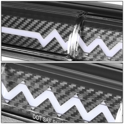 LUZ DE FRENO 99-06 CHEVY SILVERADO 1500, 2500, 3500, HD MODELS, GMC SIERRA 1500, 2500, 3500, HD MODELS / 2007 SILVERADO 1500, 2500, 3500, HD MODELS CLASSIC, SIERRA 1500, 2500, 3500 , HD MODELS CLASSIC - 3D - SEQUENTIAL HEARTBEAT LED - BLACK