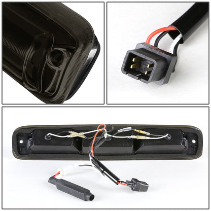 LUZ DE FRENO 99-06 CHEVY SILVERADO 1500, 2500, 3500, HD MODELS, GMC SIERRA 1500, 2500, 3500, HD MODELS / 2007 SILVERADO 1500, 2500, 3500, HD MODELS CLASSIC, SIERRA 1500, 2500, 3500 , HD MODELS CLASSIC - LED - BLACK / SMOKE