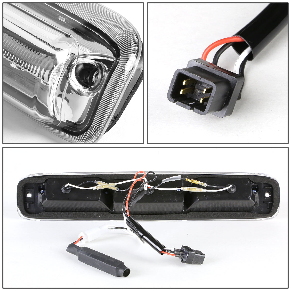 LUZ DE FRENO 99-06 CHEVY SILVERADO 1500, 2500, 3500, HD MODELS, GMC SIERRA 1500, 2500, 3500, HD MODELS / 2007 SILVERADO 1500, 2500, 3500, HD MODELS CLASSIC, SIERRA 1500, 2500, 3500 , HD MODELS CLASSIC - LED - CHROME