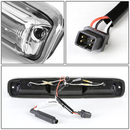 LUZ DE FRENO 99-06 CHEVY SILVERADO 1500, 2500, 3500, HD MODELS, GMC SIERRA 1500, 2500, 3500, HD MODELS / 2007 SILVERADO 1500, 2500, 3500, HD MODELS CLASSIC, SIERRA 1500, 2500, 3500 , HD MODELS CLASSIC - LED - CHROME