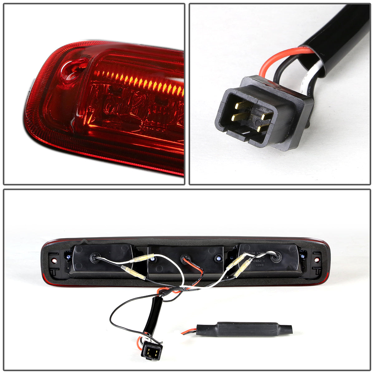 LUZ DE FRENO 99-06 CHEVY SILVERADO 1500, 2500, 3500, HD MODELS, GMC SIERRA 1500, 2500, 3500, HD MODELS / 2007 SILVERADO 1500, 2500, 3500, HD MODELS CLASSIC, SIERRA 1500, 2500, 3500 , HD MODELS CLASSIC - LED - RED