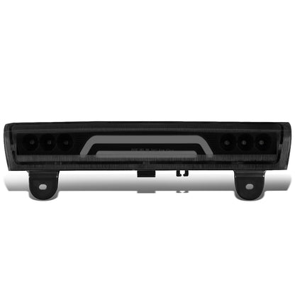 LUZ DE FRENO 00-06 CHEVY SUBURBAN 1500, 2500, TAHOE, GMC YUKON, YUKON XL 1500, 2500 - FITS LIFTGATE MODEL REAR DOORS ONLY - 3D - LED - BLACK / SMOKE