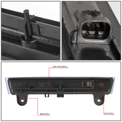 LUZ DE FRENO 00-06 CHEVY SUBURBAN 1500, 2500, TAHOE, GMC YUKON, YUKON XL 1500, 2500 - FITS LIFTGATE MODEL REAR DOORS ONLY - 3D - LED - SEQUENTIAL ARROW LED - BLACK