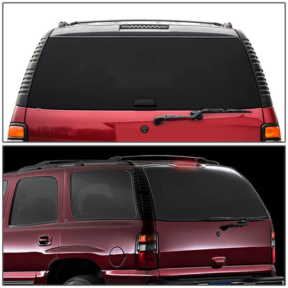LUZ DE FRENO 00-06 CHEVY SUBURBAN 1500, 2500, TAHOE, GMC YUKON, YUKON XL 1500, 2500 - FITS LIFTGATE MODEL REAR DOORS ONLY - 3D - SEQUENTIAL HEARTBEAT LED - BLACK