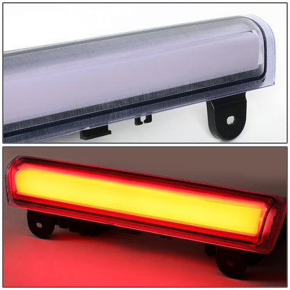 LUZ DE FRENO 00-06 CHEVY SUBURBAN 1500, 2500, CHEVY TAHOE, GMC YUKON, GMC YUKON XL 1500, 2500 - FITS LIFTGATE MODEL REAR DOORS ONLY - LED STRIP - CHROME