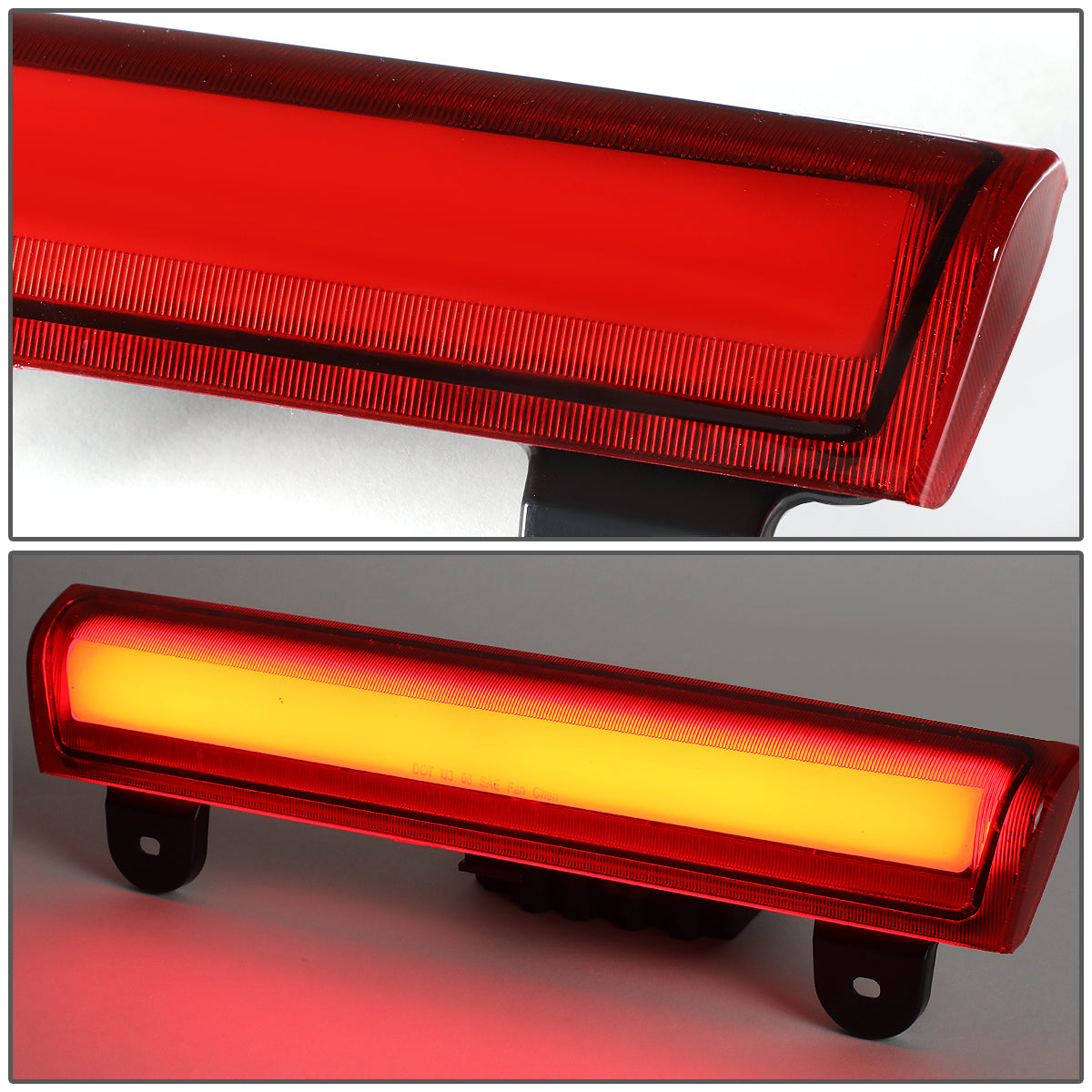 LUZ DE FRENO 00-06 CHEVY SUBURBAN 1500, 2500, CHEVY TAHOE, GMC YUKON, GMC YUKON XL 1500, 2500 - FITS LIFTGATE MODEL REAR DOORS ONLY - LED STRIP - RED
