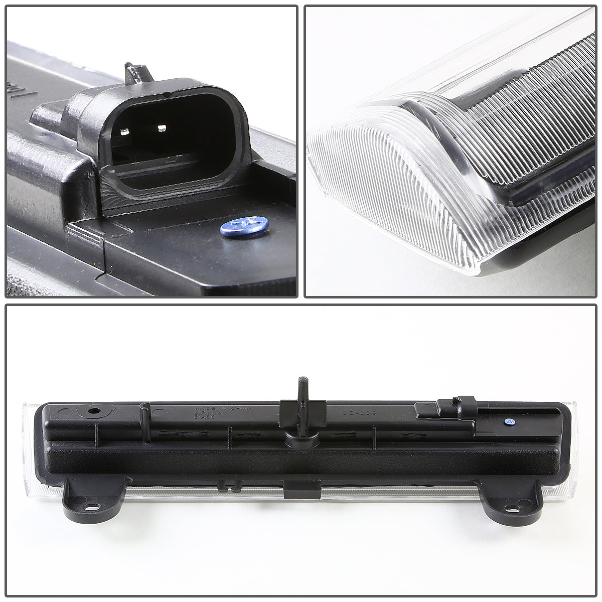 LUZ DE FRENO 00-06 CHEVY SUBURBAN 1500, 2500, CHEVY TAHOE, GMC YUKON, GMC YUKON XL 1500, 2500 - FITS LIFTGATE MODEL REAR DOORS ONLY - LED - CHROME