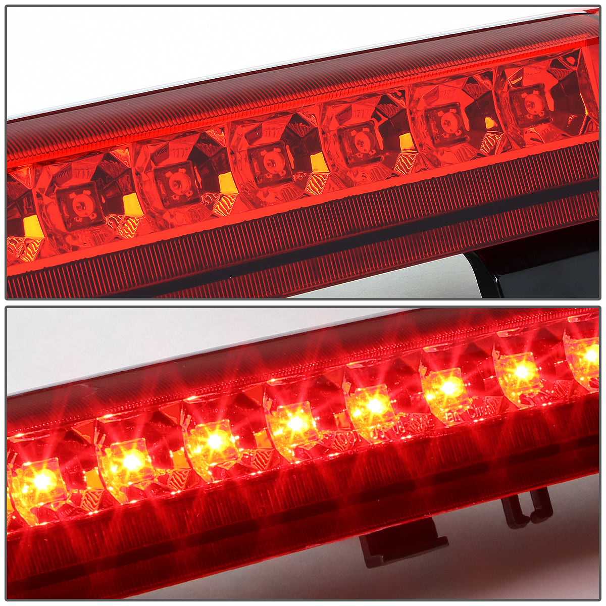 LUZ DE FRENO 00-06 CHEVY SUBURBAN 1500, 2500, CHEVY TAHOE, GMC YUKON, GMC YUKON XL 1500, 2500 - FITS LIFTGATE MODEL REAR DOORS ONLY - LED - RED
