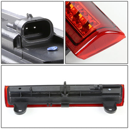 LUZ DE FRENO 00-06 CHEVY SUBURBAN 1500, 2500, CHEVY TAHOE, GMC YUKON, GMC YUKON XL 1500, 2500 - FITS LIFTGATE MODEL REAR DOORS ONLY - LED - RED