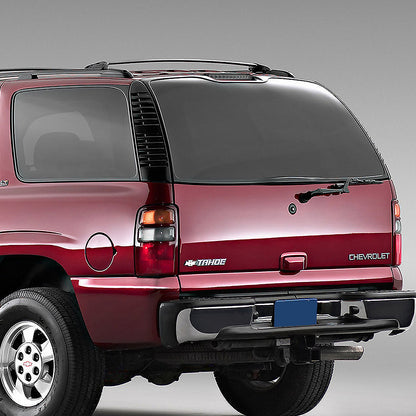 LUZ DE FRENO 00-06 CHEVY SUBURBAN 1500, 2500, CHEVY TAHOE, GMC YUKON, GMC YUKON XL 1500, 2500 - FITS LIFTGATE MODEL REAR DOORS ONLY - LED - SMOKE