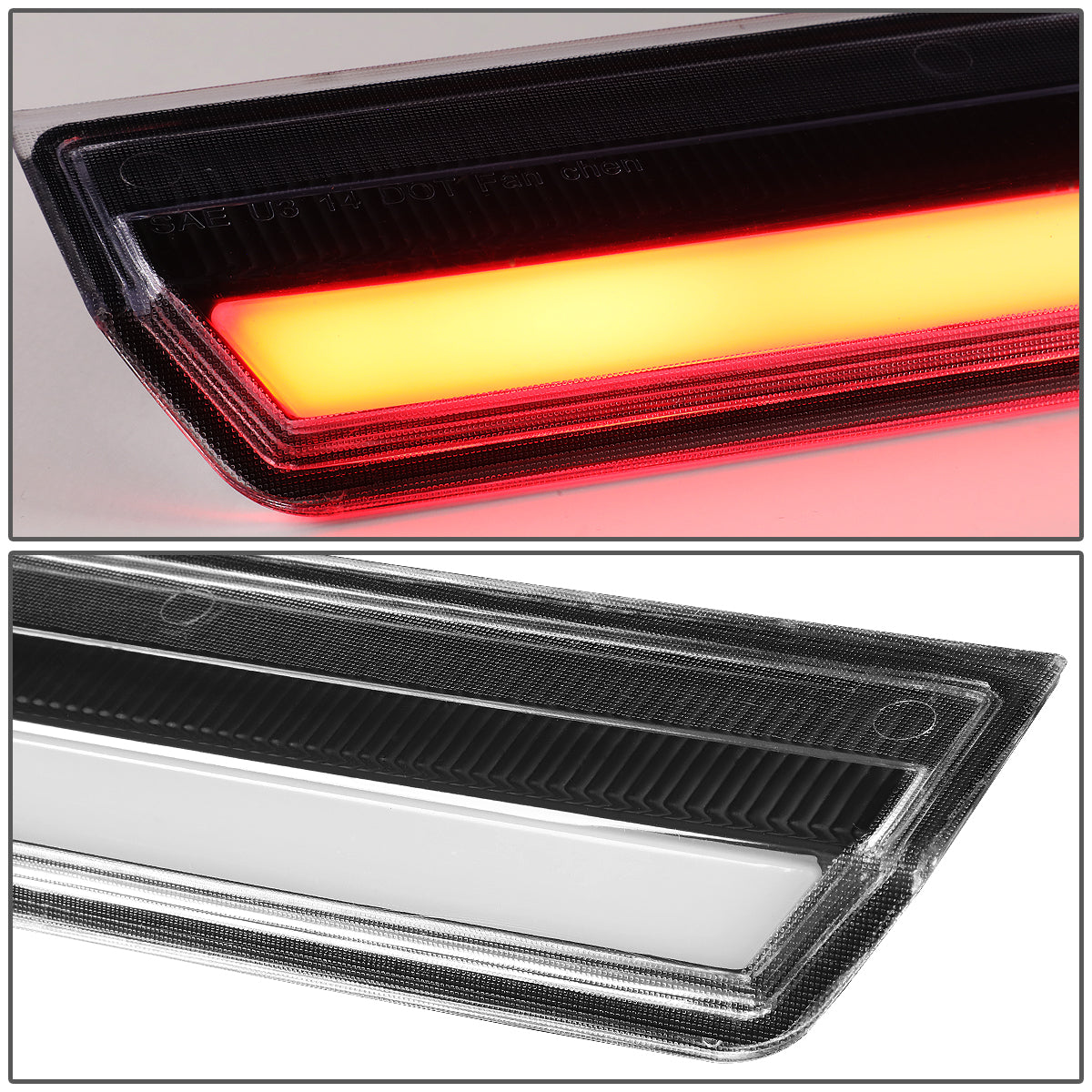 LUZ DE FRENO 15-20 CHEVY TAHOE, SUBURBAN / 16-19 SUBURBAN 3500HD - 3D - LED - BLACK