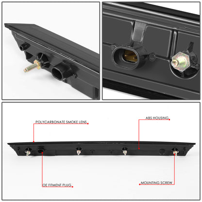 LUZ DE FRENO 15-20 CHEVY TAHOE, SUBURBAN / 16-19 SUBURBAN 3500HD - 3D - LED - BLACK / SMOKE