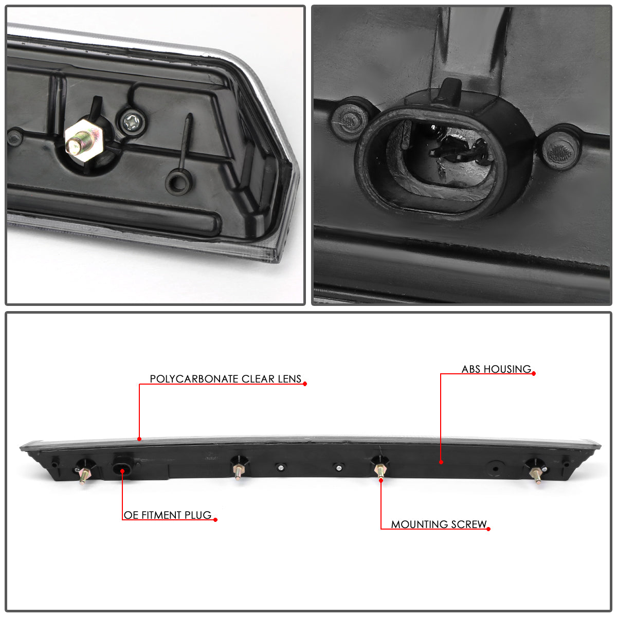 LUZ DE FRENO 15-20 CHEVY TAHOE, SUBURBAN / 16-19 SUBURBAN 3500HD - LED - CHROME