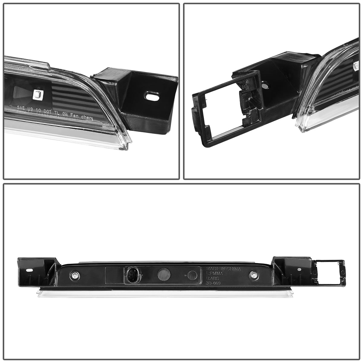 LUZ DE FRENO 10-17 CHEVY EQUINOX, GMC TERRAIN - LED - BLACK