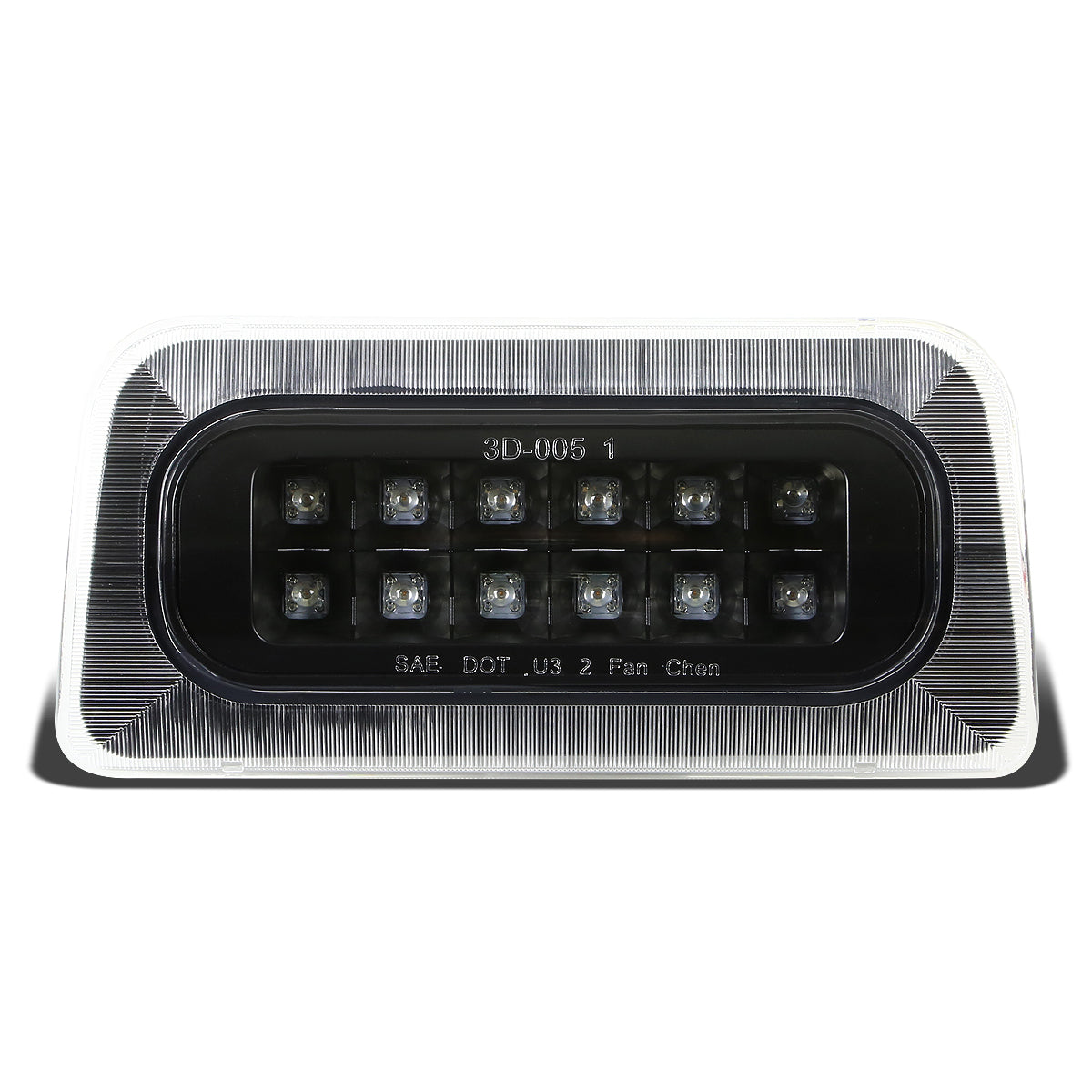 LUZ DE FRENO 94-03 CHEVY S10, GMC SONOMA / 96-00 ISUZU HOMBRE - FITS STANDARD CAB MODEL ONLY - LED - BLACK