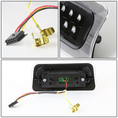 LUZ DE FRENO 94-03 CHEVY S10, GMC SONOMA / 96-00 ISUZU HOMBRE - FITS STANDARD CAB MODEL ONLY - LED - BLACK