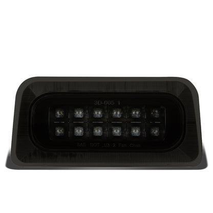 LUZ DE FRENO 94-03 CHEVY S10, GMC SONOMA / 96-00 ISUZU HOMBRE - FITS STANDARD CAB MODEL ONLY - LED - BLACK / SMOKE