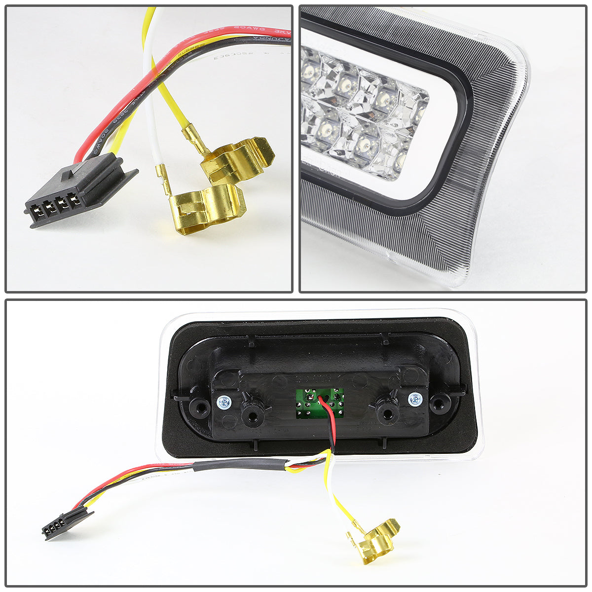 LUZ DE FRENO 94-03 CHEVY S10, GMC SONOMA / 96-00 ISUZU HOMBRE - FITS STANDARD CAB MODEL ONLY - LED - CHROME