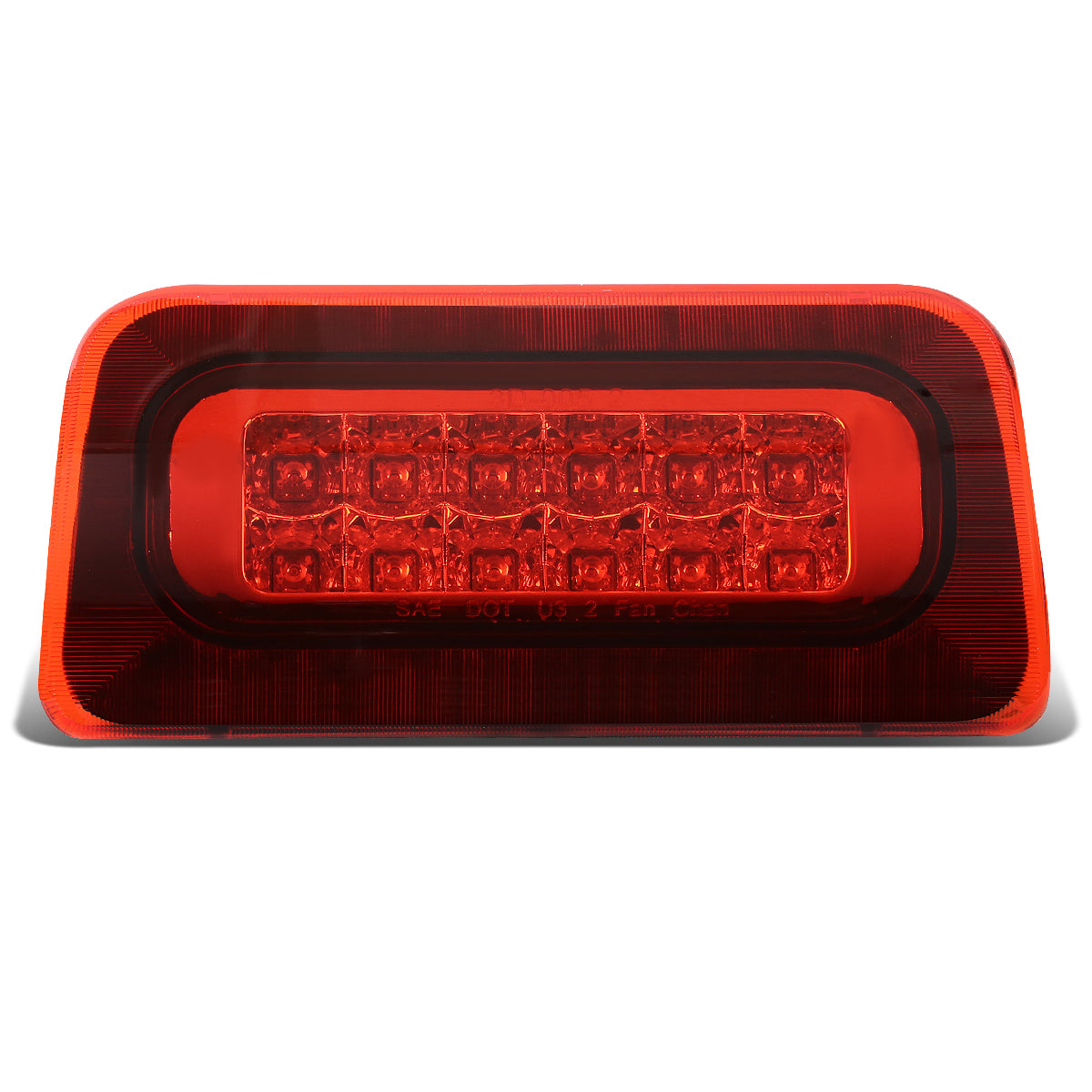 LUZ DE FRENO 94-03 CHEVY S10, GMC SONOMA / 96-00 ISUZU HOMBRE - FITS STANDARD CAB MODEL ONLY - LED - RED