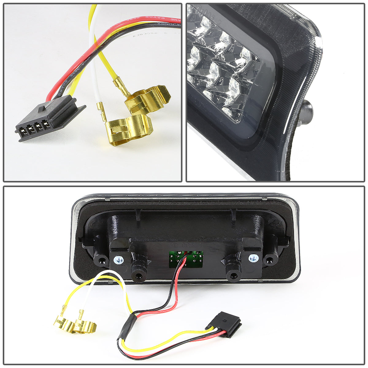 LUZ DE FRENO 94-03 CHEVY S10, GMC SONOMA / 96-00 ISUZU HOMBRE - FITS STANDARD CAB MODEL ONLY - LED - SMOKE