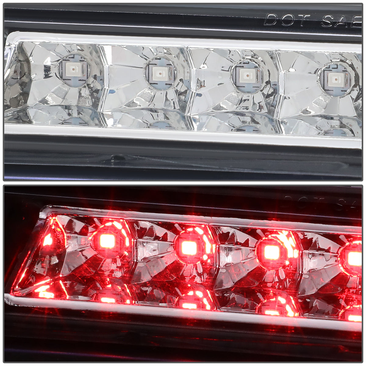 LUZ DE FRENO 06-14 HONDA RIDGELINE - PLUGS INTO FACTORY BULB SOCKET - LED - CHROME