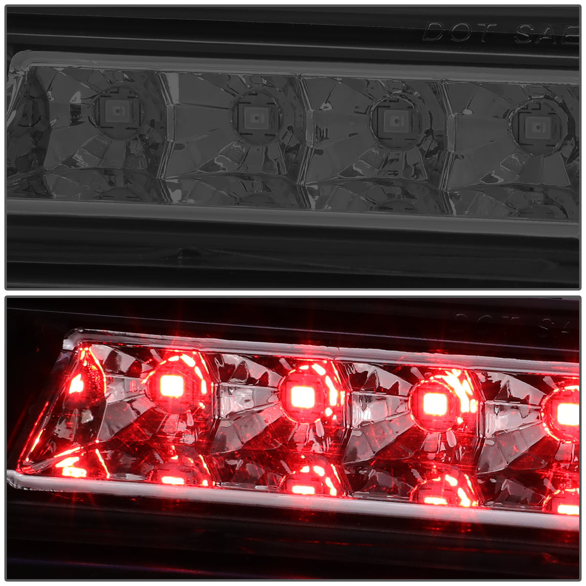 LUZ DE FRENO 06-14 HONDA RIDGELINE - PLUGS INTO FACTORY BULB SOCKET - LED - SMOKE