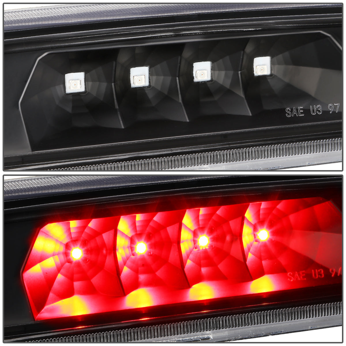 LUZ DE FRENO 06-14 HONDA RIDGELINE - PLUGS INTO FACTORY BULB SOCKET - LED - SMOKE