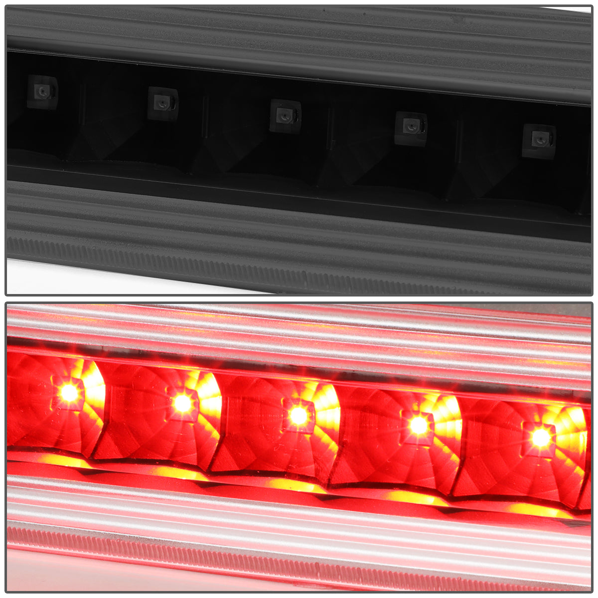 LUZ DE FRENO 05-10 JEEP GRAND CHEROKEE - LED - BLACK / SMOKE