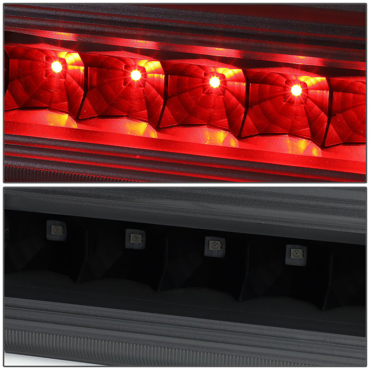 LUZ DE FRENO 08-12 JEEP LIBERTY - LED - BLACK / SMOKE