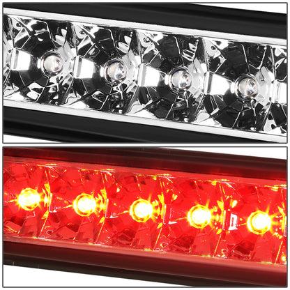 LUZ DE FRENO 97-06 JEEP WRANGLER - DOES NOT FIT MODELS WITH OFFROAD PACKAGE - LED - CHROME