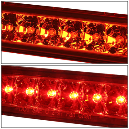 LUZ DE FRENO 97-06 JEEP WRANGLER - DOES NOT FIT MODELS WITH OFFROAD PACKAGE - LED - RED