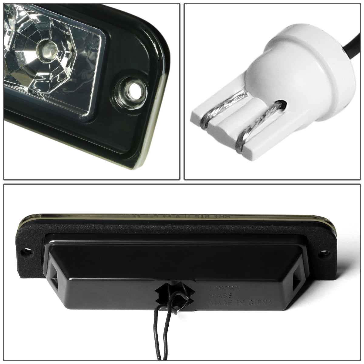 LUZ DE FRENO 97-06 JEEP WRANGLER - DOES NOT FIT MODELS WITH OFFROAD PACKAGE - LED - SMOKE