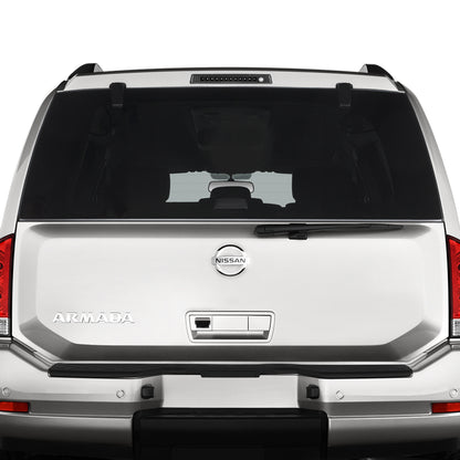 LUZ DE FRENO 05-15 NISSAN ARMADA / 2004 PATHFINDER ARMADA / 04-10 INFINITI QX56 - FITS MODELS WITHOUT CARGO LIGHT - LED - BLACK