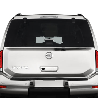 LUZ DE FRENO 05-15 NISSAN ARMADA / 2004 PATHFINDER ARMADA / 04-10 INFINITI QX56 - FITS MODELS WITHOUT CARGO LIGHT - LED - CHROME
