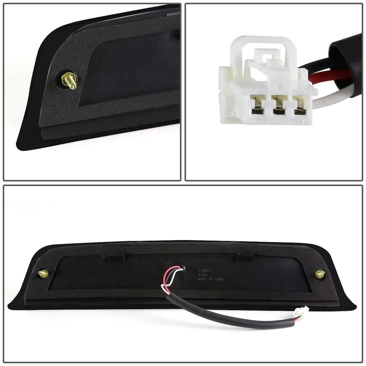 LUZ DE FRENO 04-15 NISSAN TITAN / 05-21 FRONTIER - LED - BLACK / SMOKE