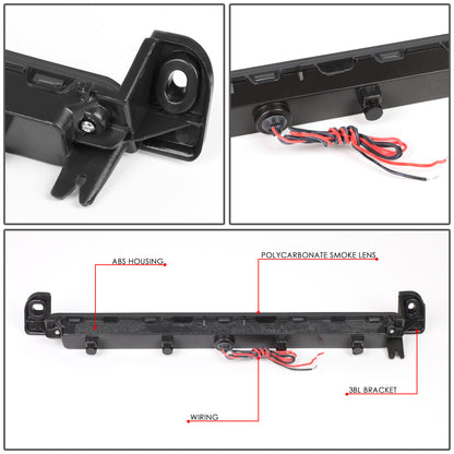 LUZ DE FRENO 01-04 NISSAN PATHFINDER / 01-03 INFINITI QX4 - 3D - LED STRIP - SMOKE