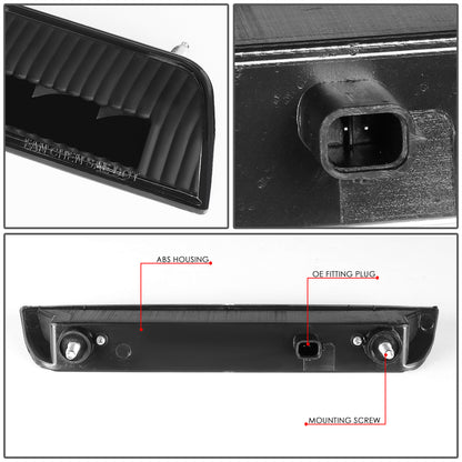 LUZ DE FRENO 14-19 NISSAN ROGUE - LED - BLACK